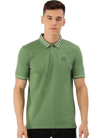 Peter England Men's Regular Fit Polo T-Shirt